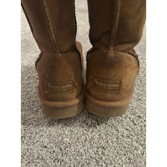 Koolaburra by‎ UGG 1017090 Chestnut US Size 8 Women's Koola Short Suede Boots - Picture 4 of 11